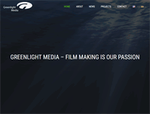 Tablet Screenshot of greenlightmedia.com