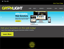 Tablet Screenshot of greenlightmedia.ie